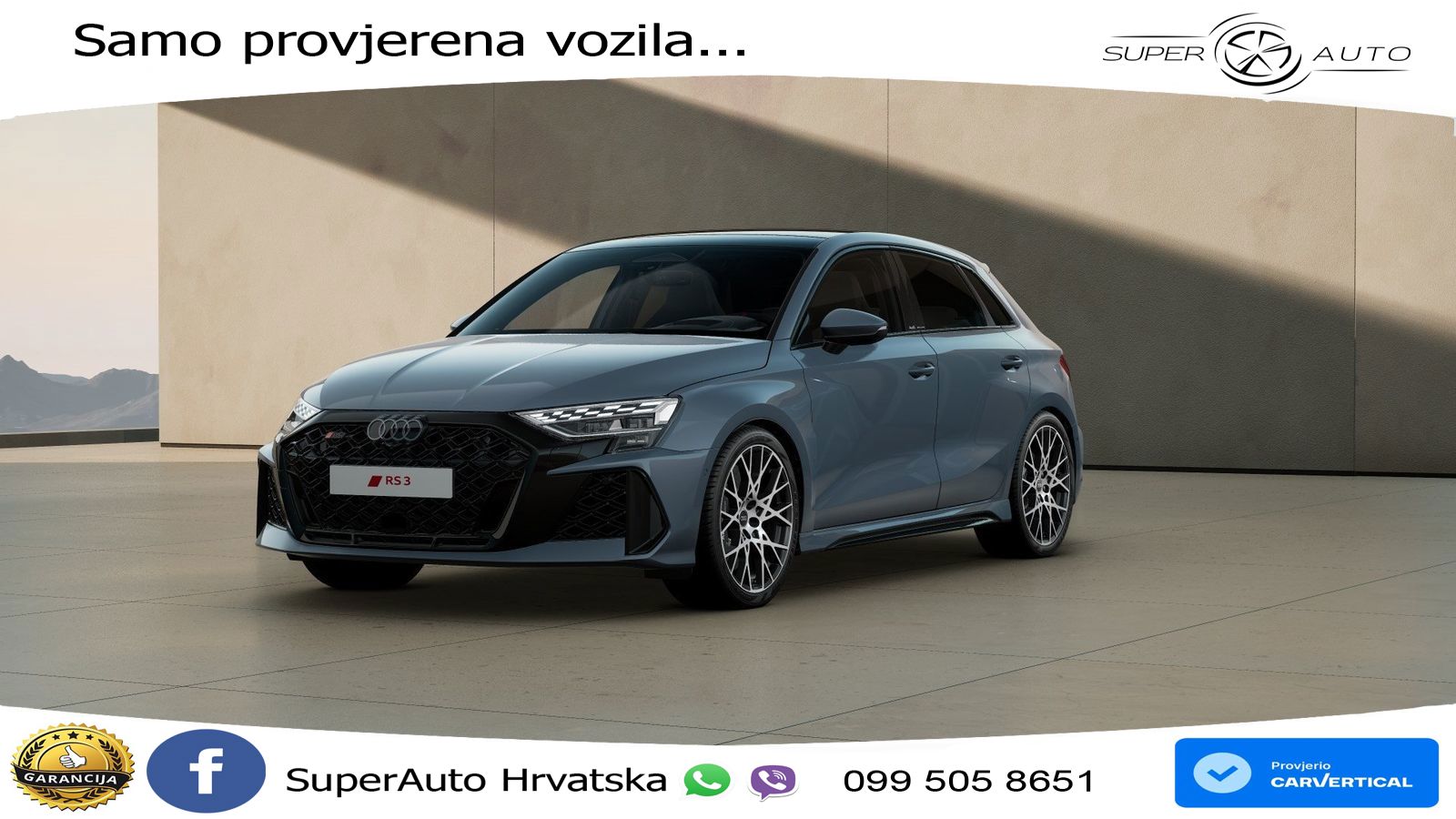 Audi RS3 Sportback 2.5 TFSI (400 KS) quattro S tronic LED+GR SJED+ACC