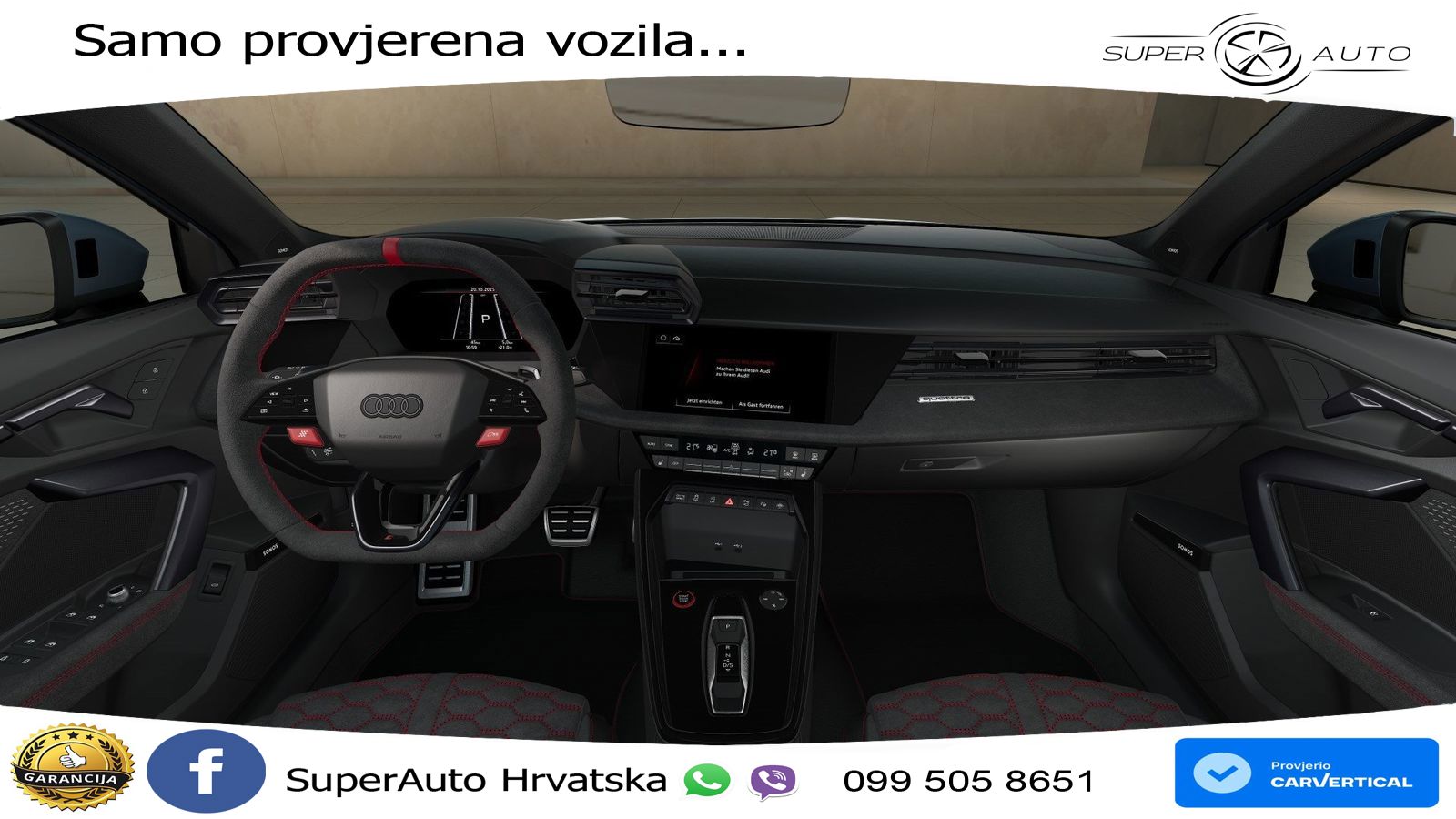 Audi RS3 Sportback 2.5 TFSI (400 KS) quattro S tronic LED+GR SJED+ACC