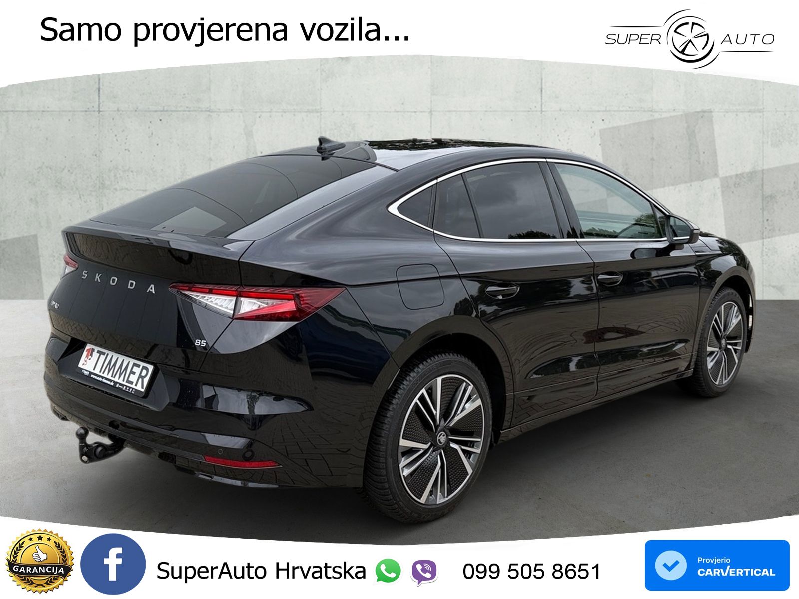 Škoda Enyaq Coupe iV 85 82 kWh (286 KS) Loft LED+GR SJED+ACC