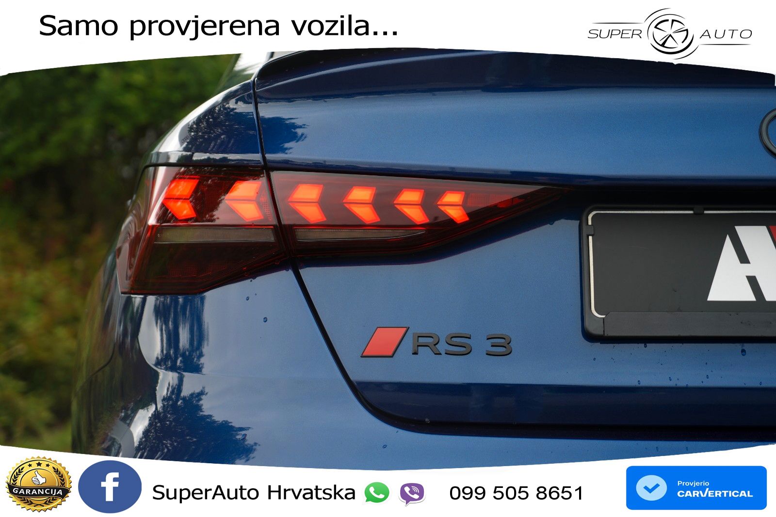 Audi RS3 Sedan 2.5 TFSI (400 KS) quattro S tronic LED+GR SJED+ACC
