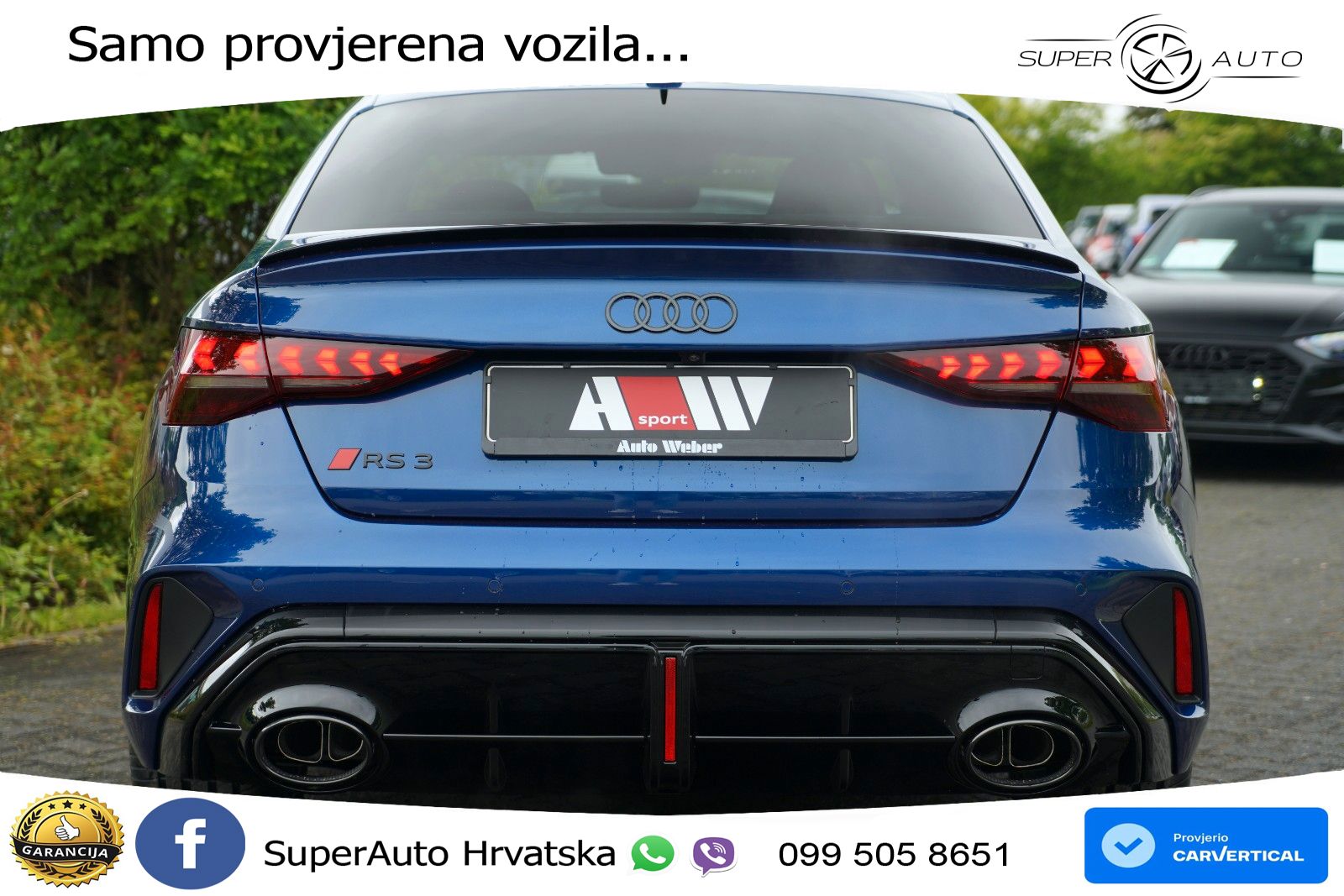 Audi RS3 Sedan 2.5 TFSI (400 KS) quattro S tronic LED+GR SJED+ACC