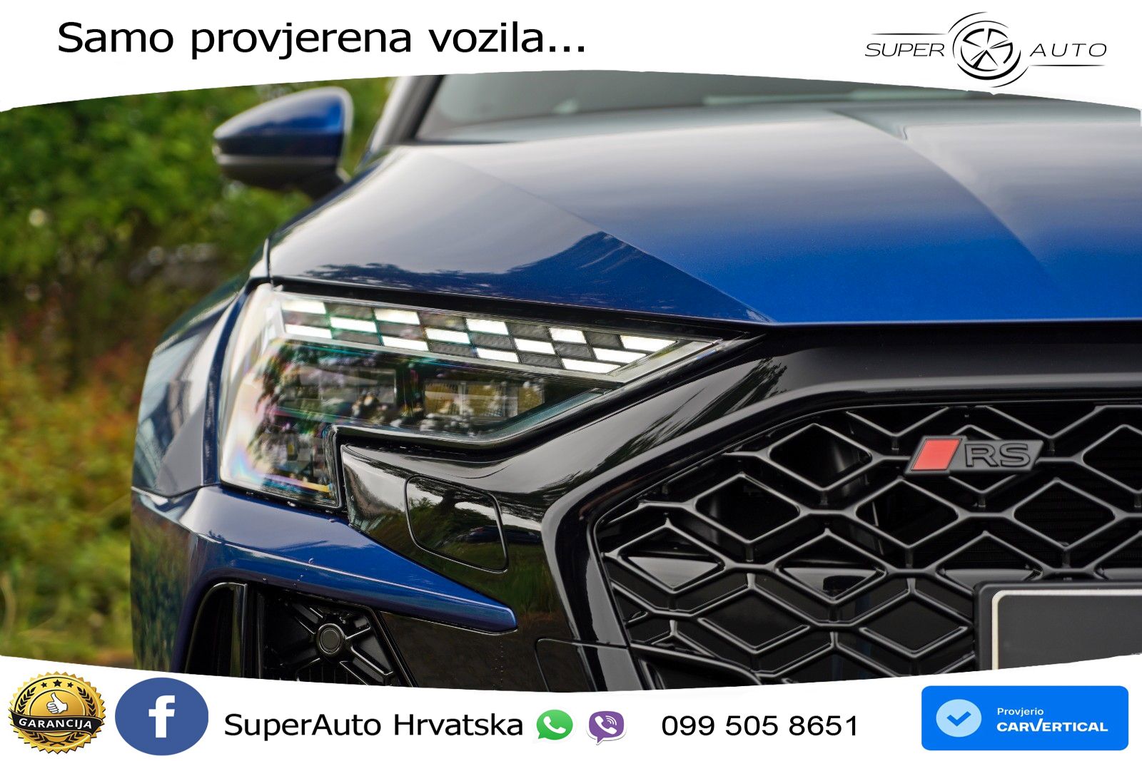 Audi RS3 Sedan 2.5 TFSI (400 KS) quattro S tronic LED+GR SJED+ACC