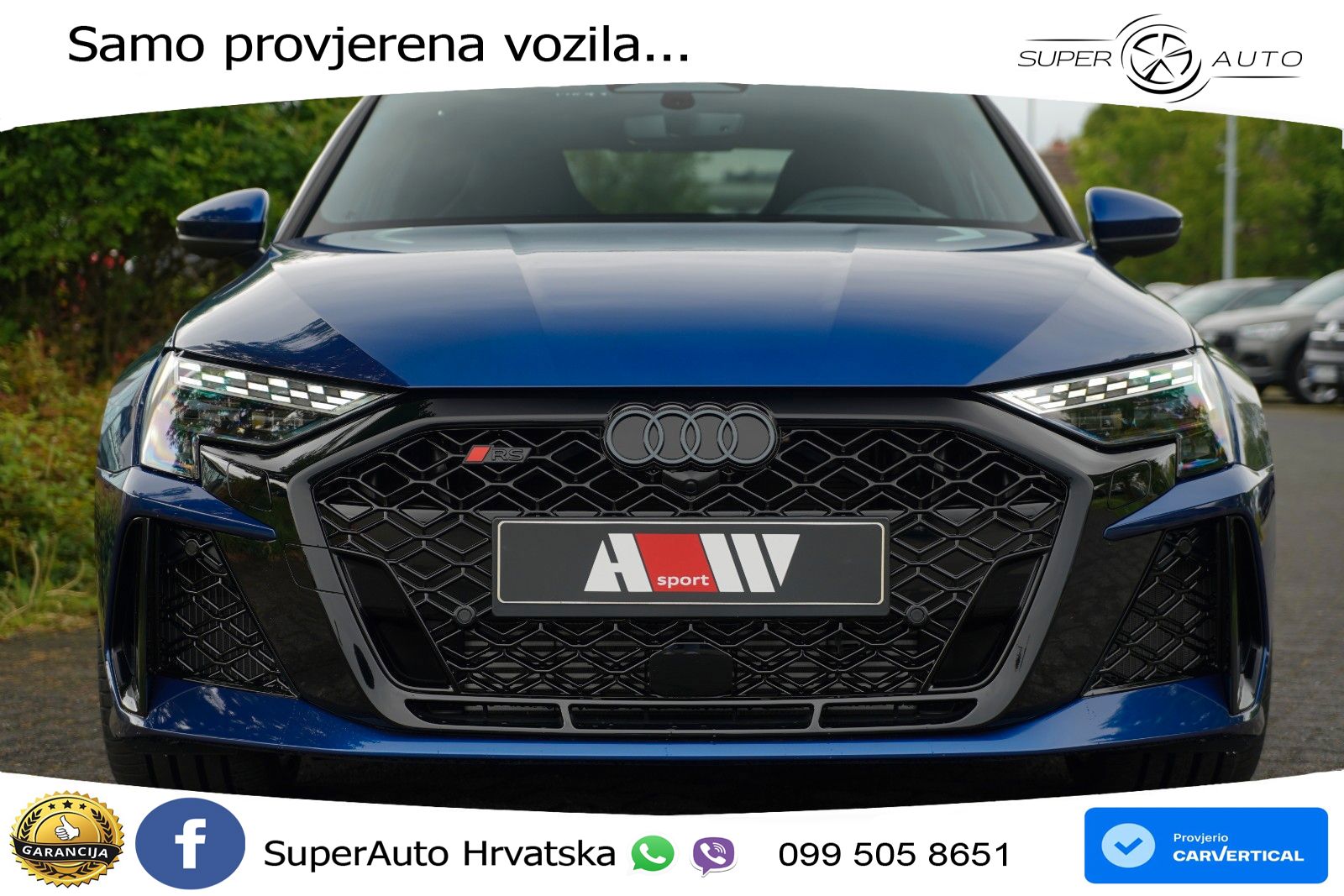 Audi RS3 Sedan 2.5 TFSI (400 KS) quattro S tronic LED+GR SJED+ACC