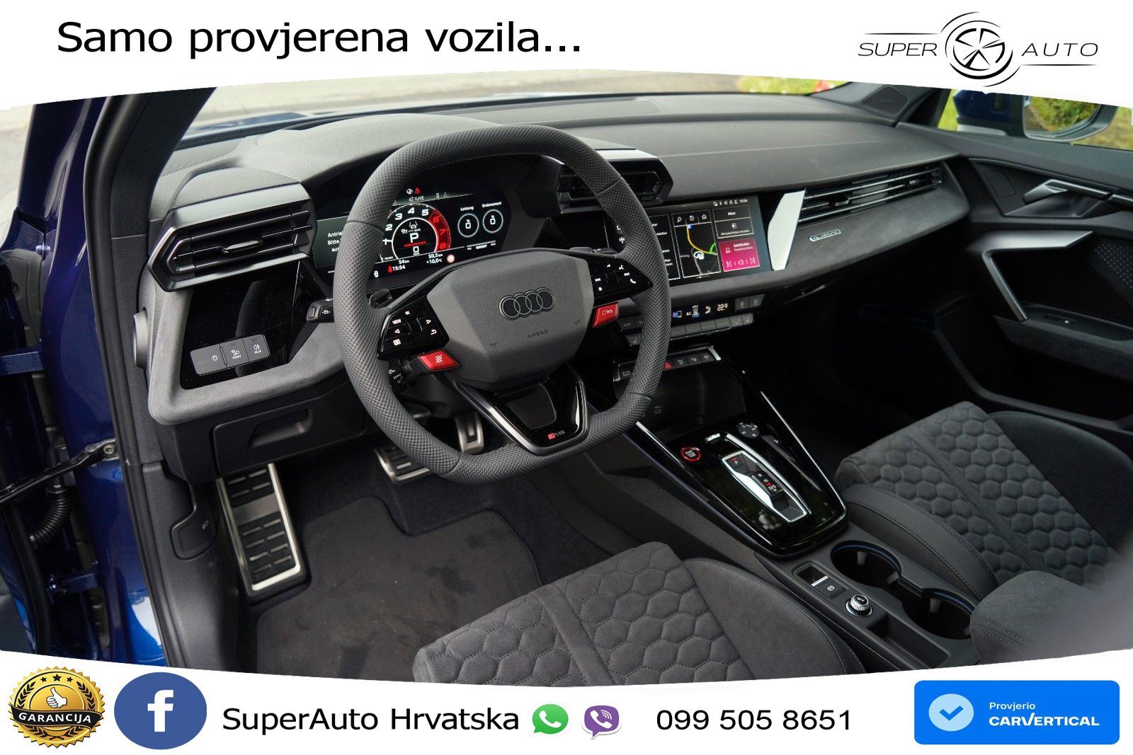 Audi RS3 Sedan 2.5 TFSI (400 KS) quattro S tronic LED+GR SJED+ACC