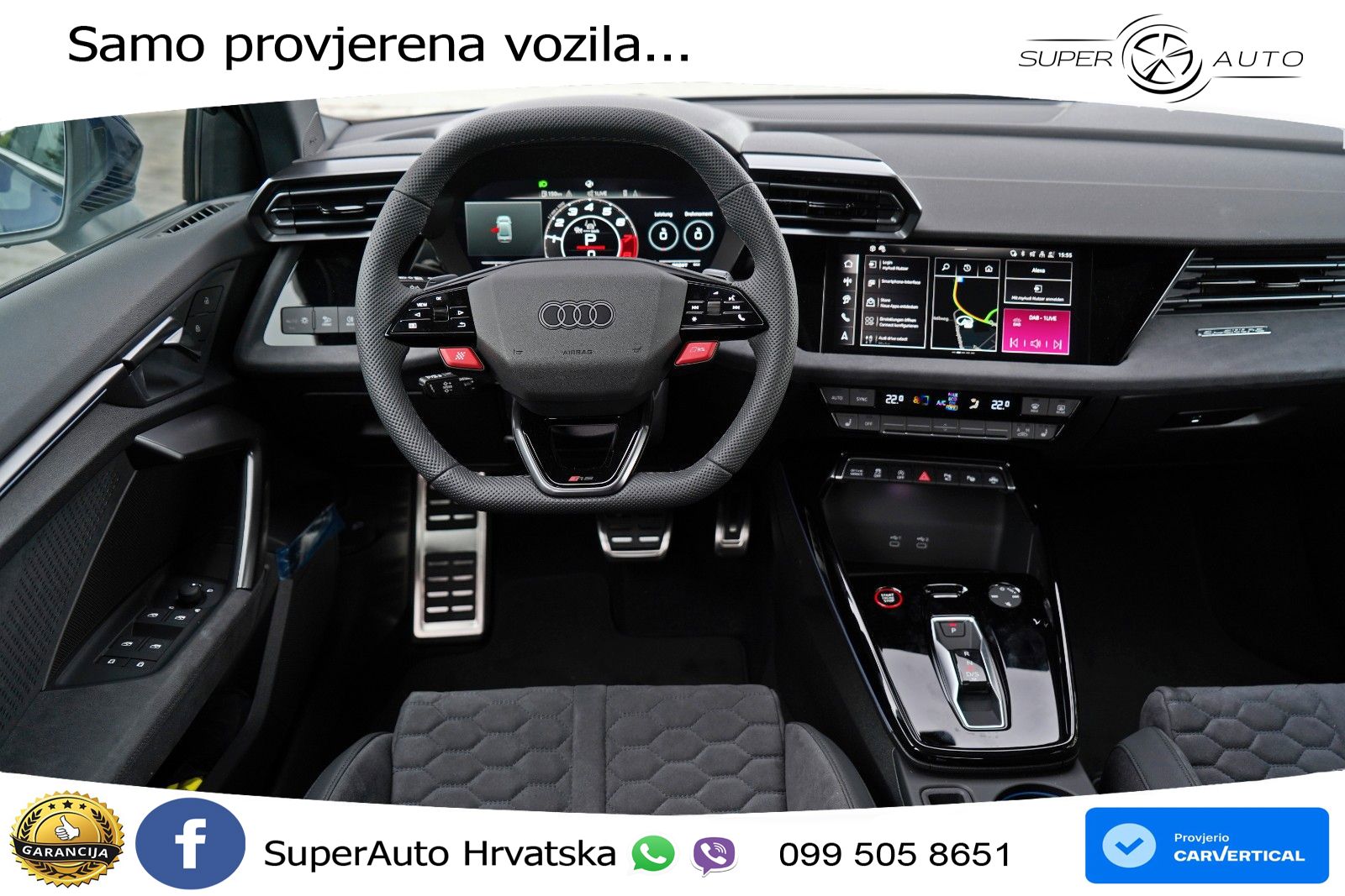 Audi RS3 Sedan 2.5 TFSI (400 KS) quattro S tronic LED+GR SJED+ACC