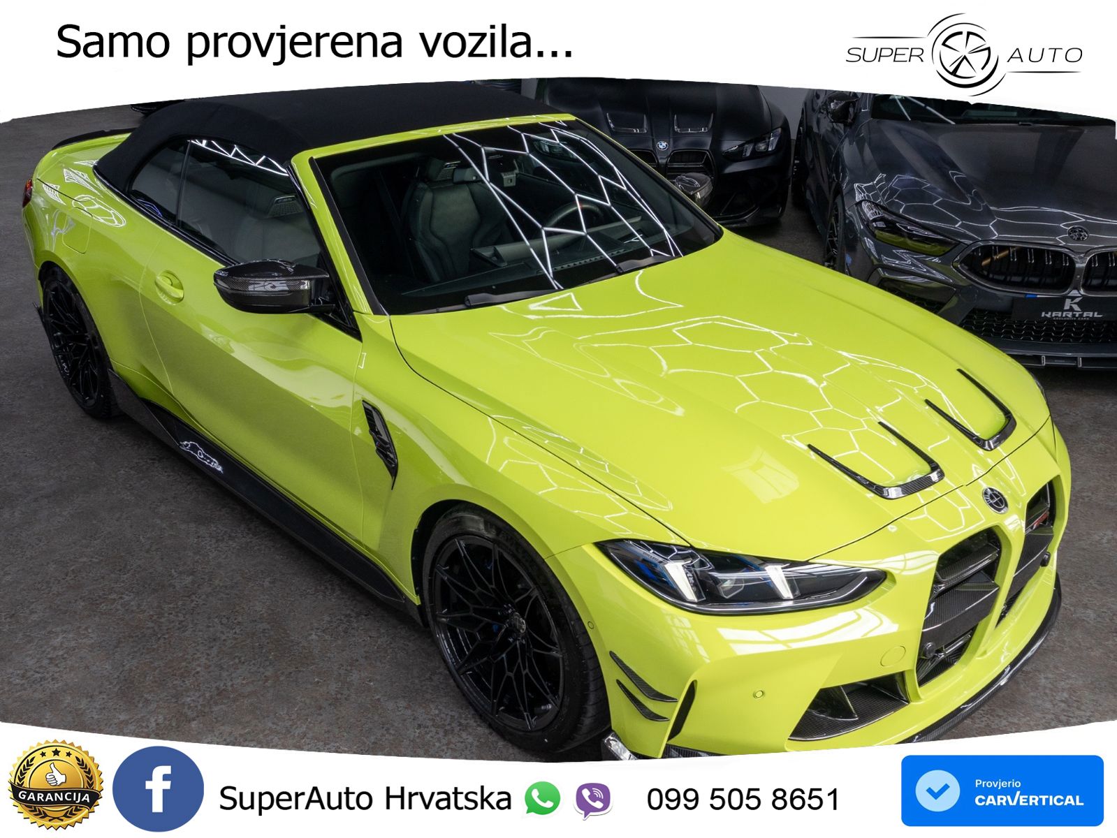 BMW M4 Convertible Competition 3.0 (530 KS) xDrive Steptronic LED+GR SJED+ACC
