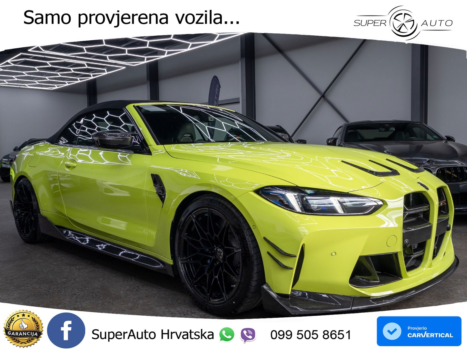 BMW M4 Convertible Competition 3.0 (530 KS) xDrive Steptronic LED+GR SJED+ACC