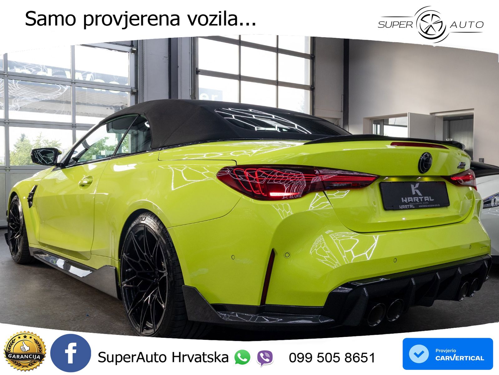BMW M4 Convertible Competition 3.0 (530 KS) xDrive Steptronic LED+GR SJED+ACC
