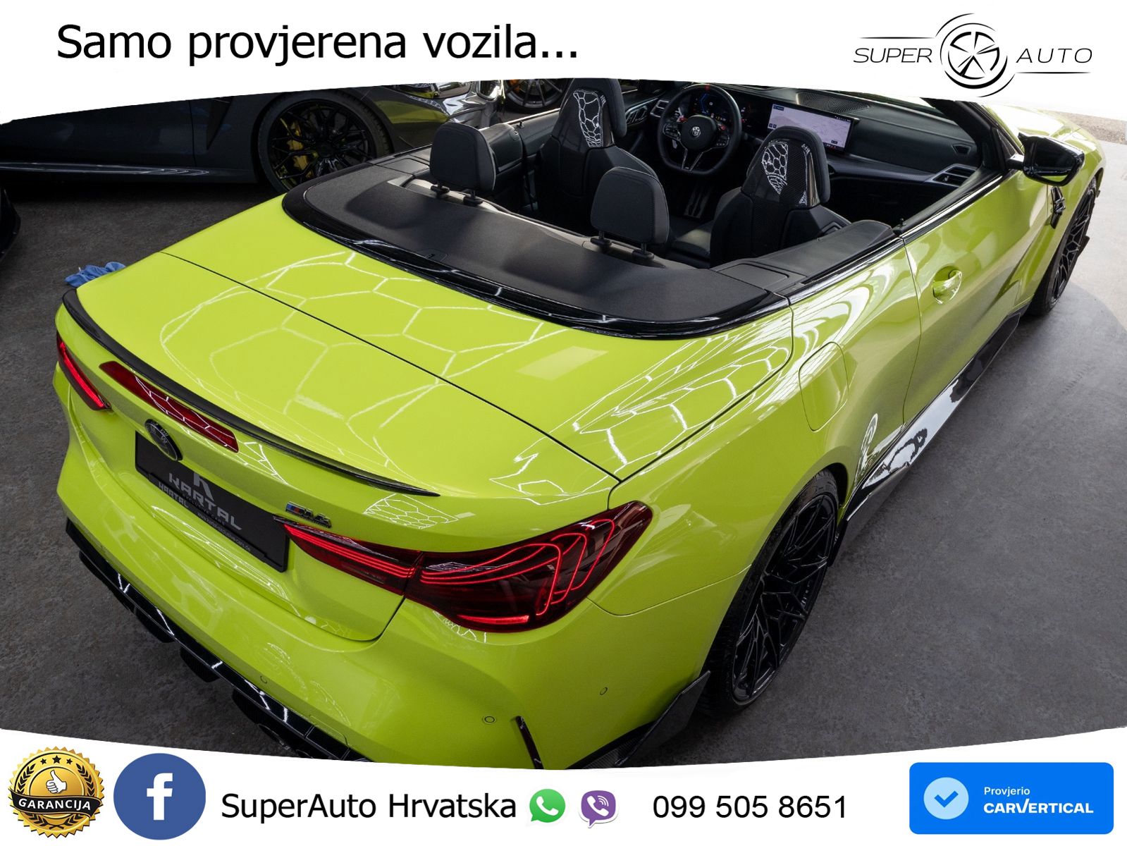 BMW M4 Convertible Competition 3.0 (530 KS) xDrive Steptronic LED+GR SJED+ACC