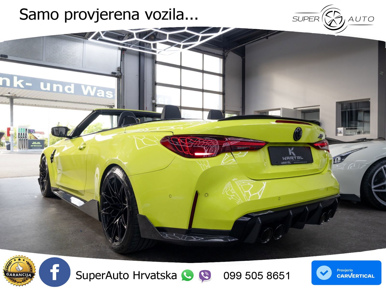 BMW M4 Convertible Competition 3.0 (530 KS) xDrive Steptronic LED+GR SJED+ACC