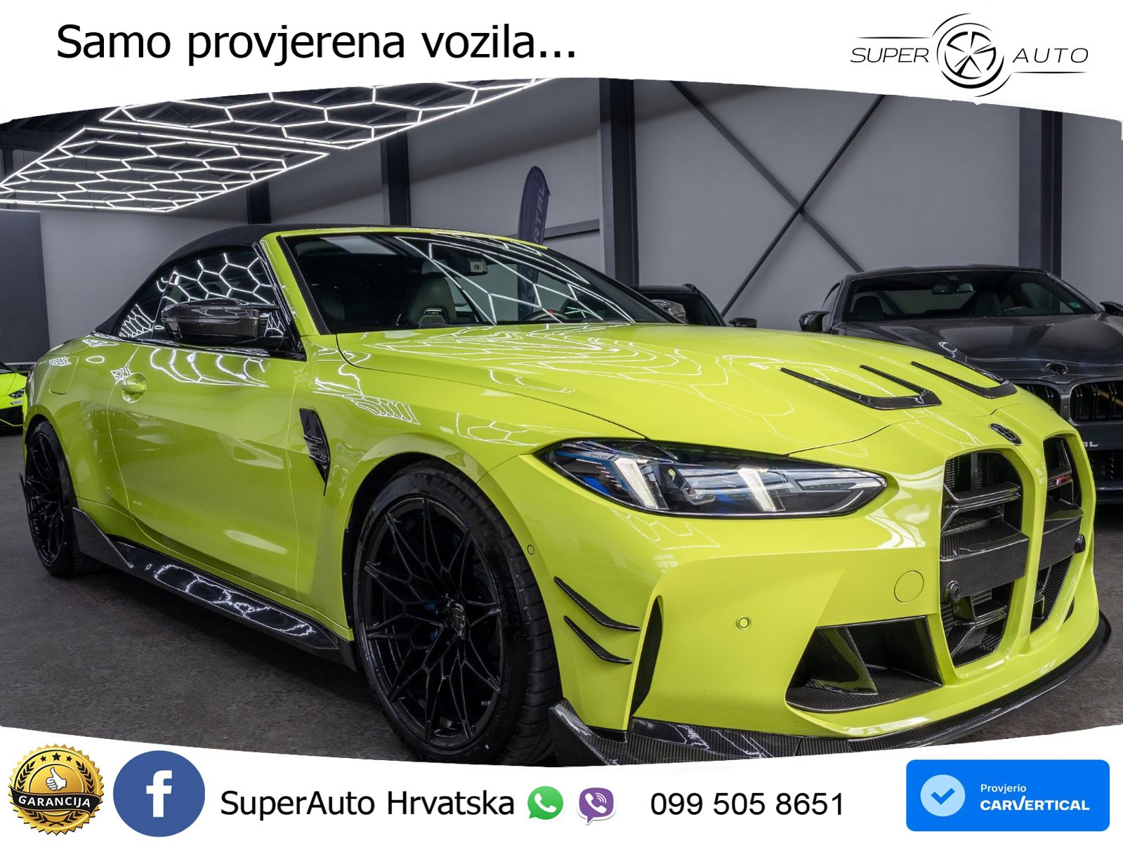 BMW M4 Convertible Competition 3.0 (530 KS) xDrive Steptronic LED+GR SJED+ACC