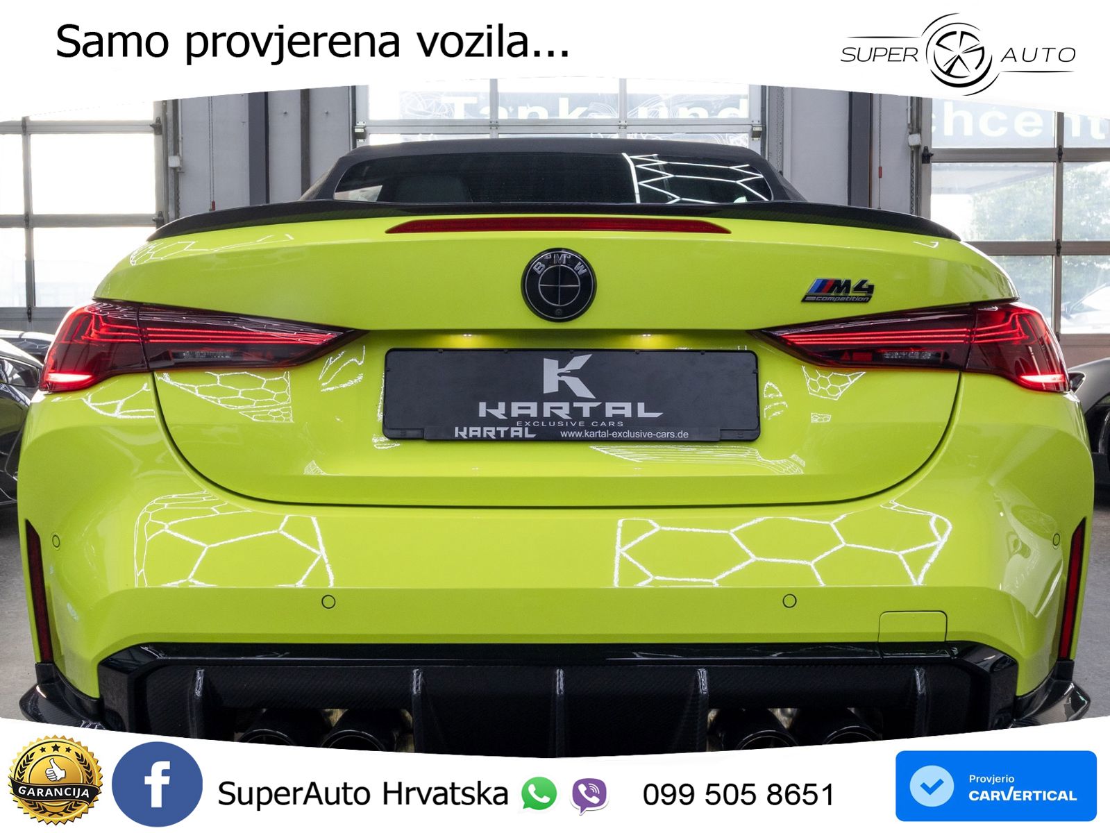 BMW M4 Convertible Competition 3.0 (530 KS) xDrive Steptronic LED+GR SJED+ACC