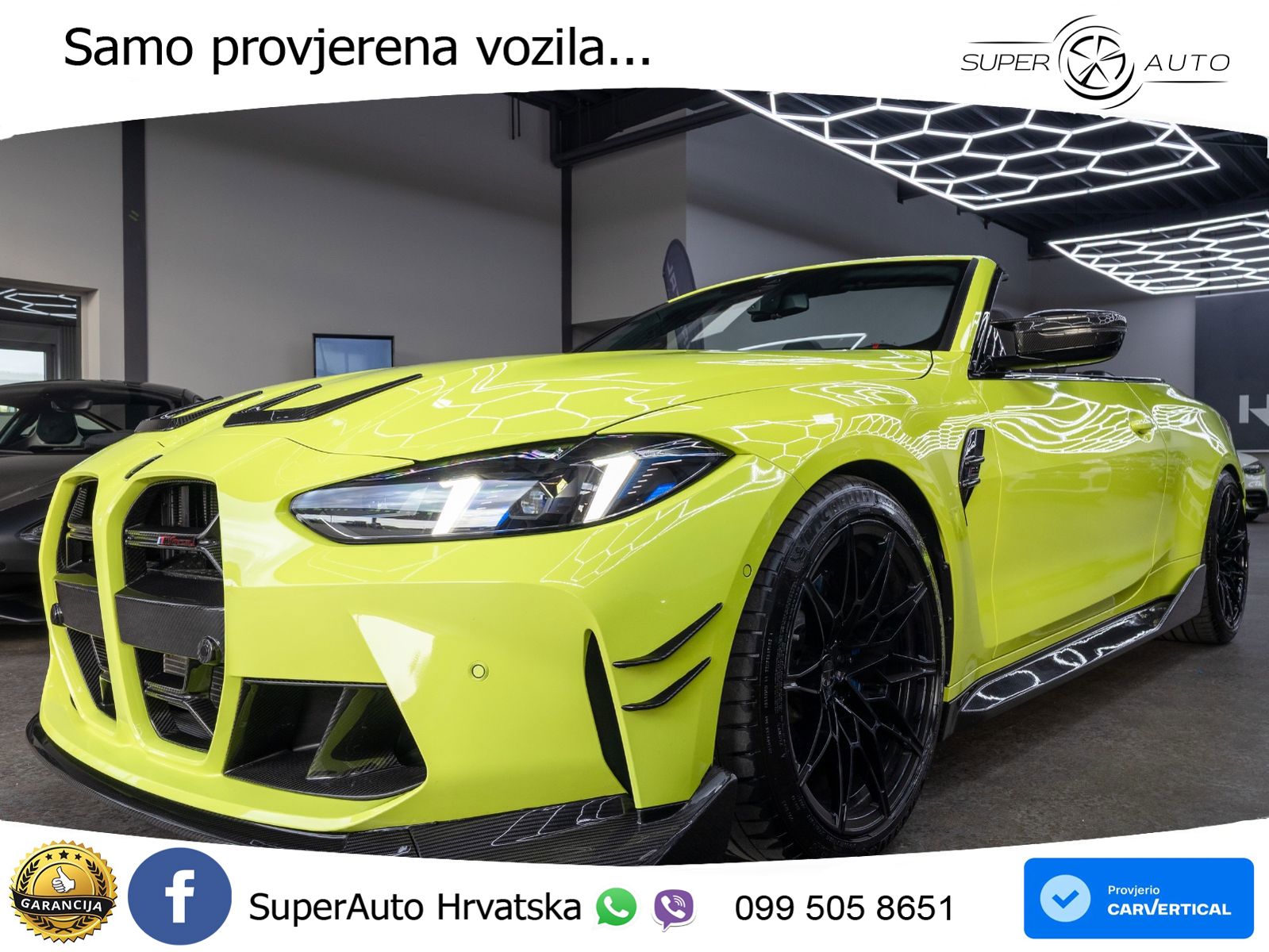 BMW M4 Convertible Competition 3.0 (530 KS) xDrive Steptronic LED+GR SJED+ACC