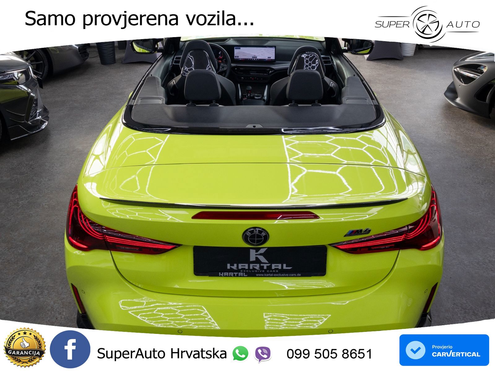 BMW M4 Convertible Competition 3.0 (530 KS) xDrive Steptronic LED+GR SJED+ACC