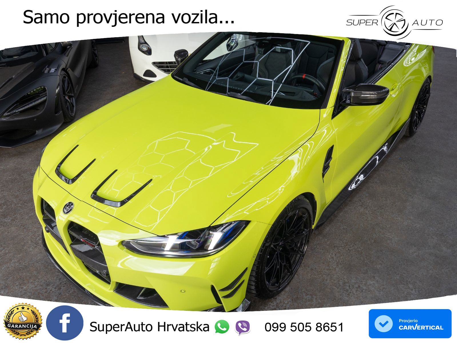 BMW M4 Convertible Competition 3.0 (530 KS) xDrive Steptronic LED+GR SJED+ACC