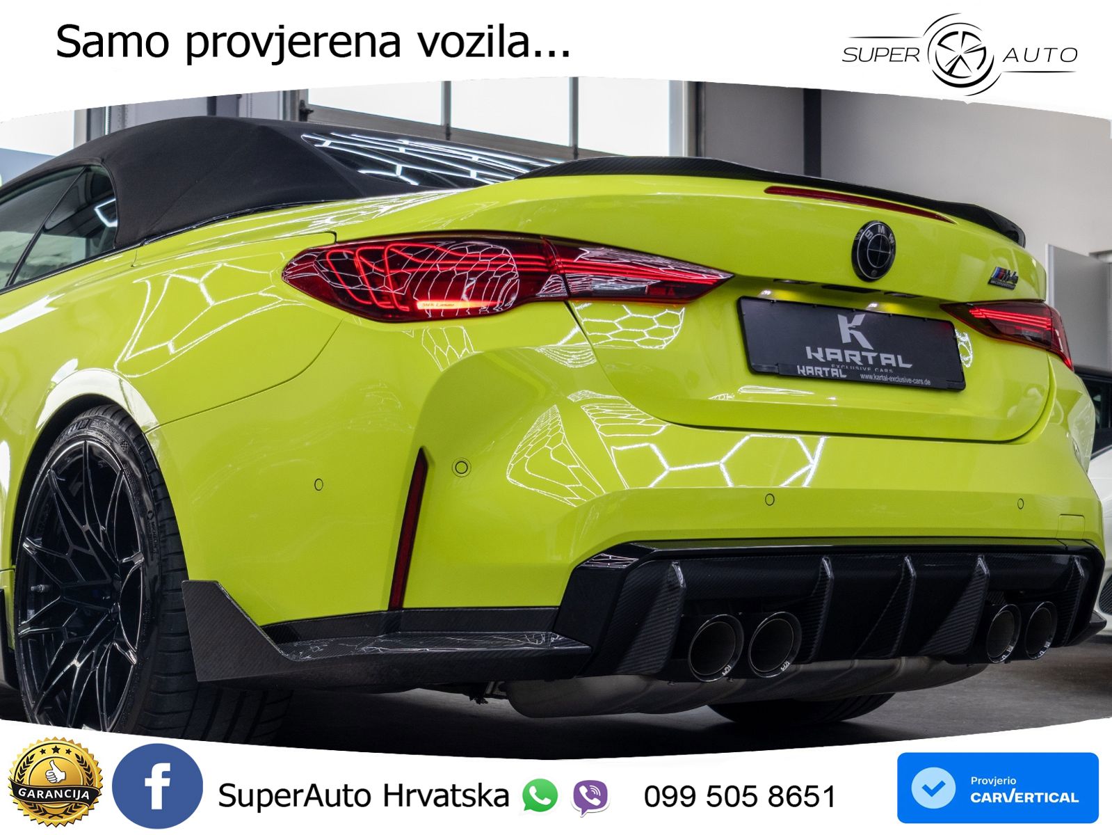 BMW M4 Convertible Competition 3.0 (530 KS) xDrive Steptronic LED+GR SJED+ACC