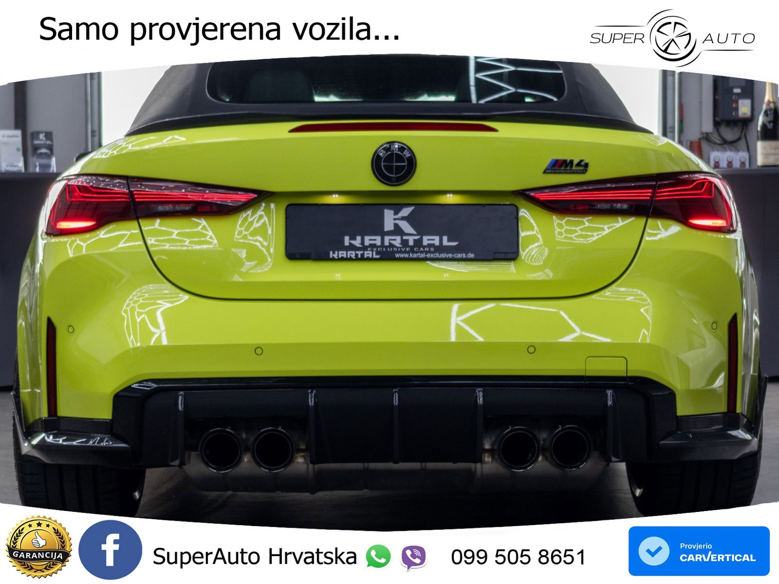 BMW M4 Convertible Competition 3.0 (530 KS) xDrive Steptronic LED+GR SJED+ACC