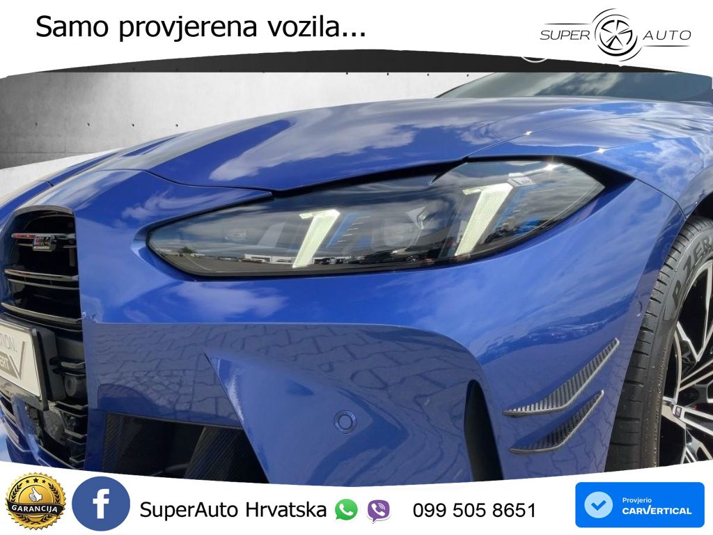 BMW M4 Competition 3.0 (530 KS) xDrive Steptronic LED+GR SJED+ACC