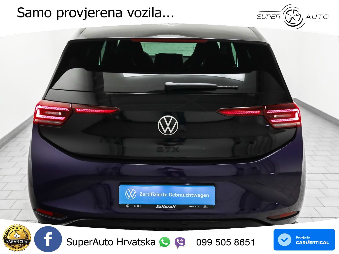Volkswagen ID.3 GTX Performance 84 kWh (326 KS) LED+GR SJED+ACC
