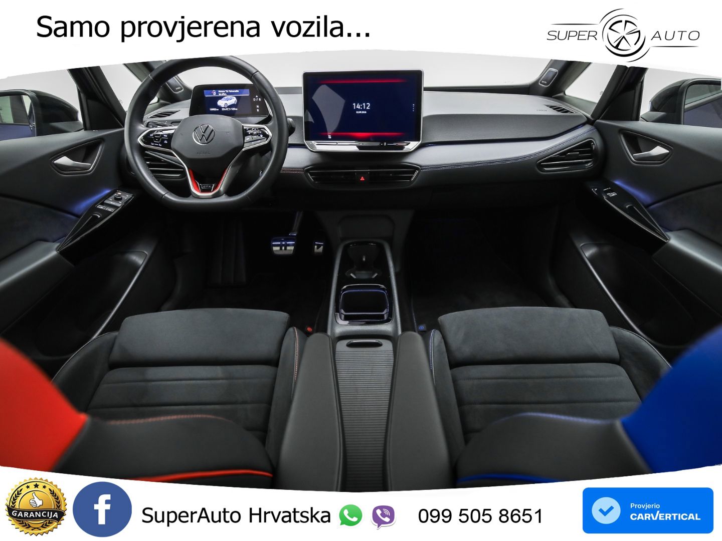 Volkswagen ID.3 GTX Performance 84 kWh (326 KS) LED+GR SJED+ACC