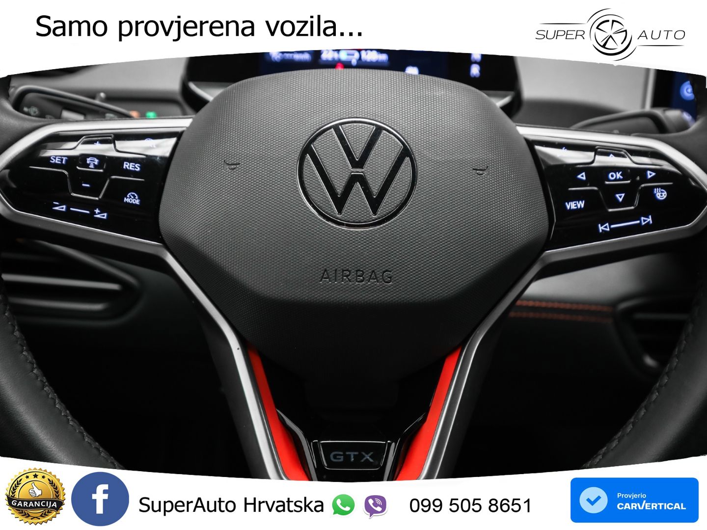 Volkswagen ID.3 GTX Performance 84 kWh (326 KS) LED+GR SJED+ACC