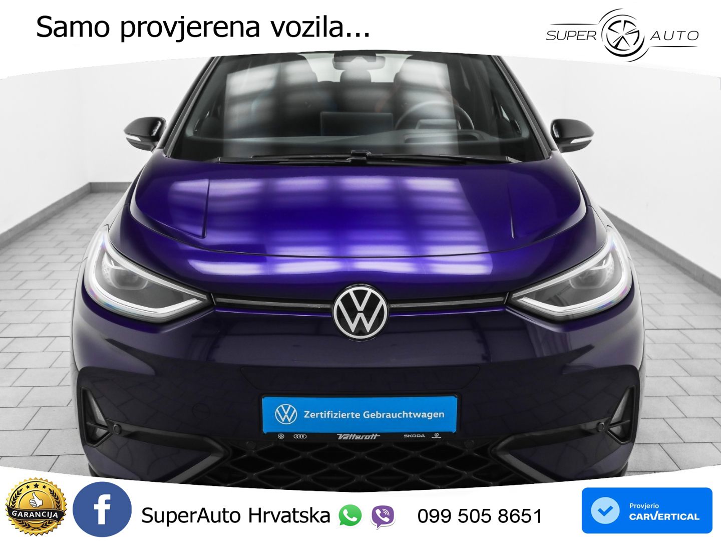 Volkswagen ID.3 GTX Performance 84 kWh (326 KS) LED+GR SJED+ACC