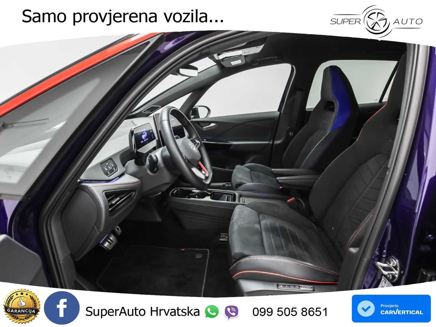Volkswagen ID.3 GTX Performance 84 kWh (326 KS) LED+GR SJED+ACC