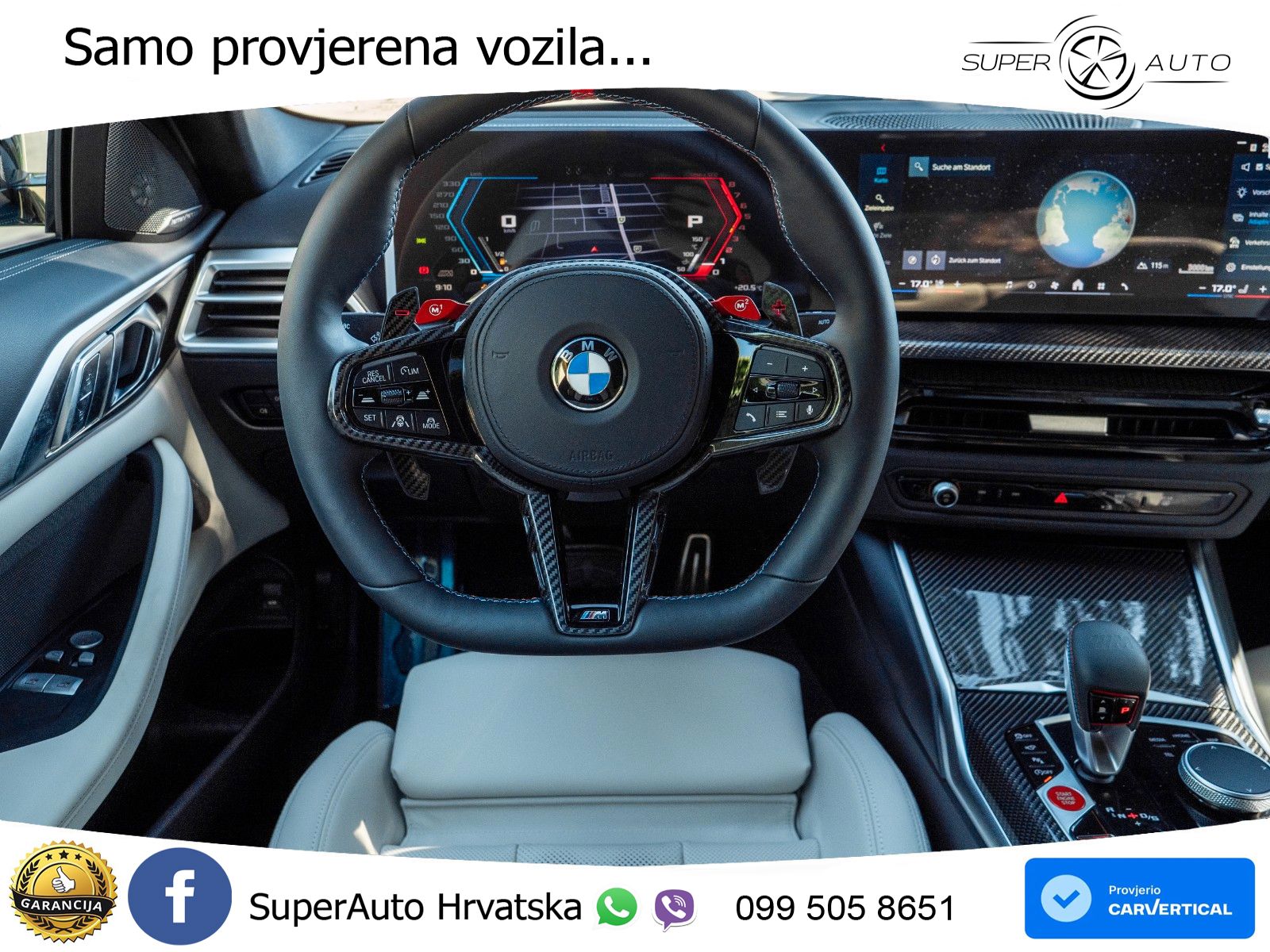 BMW M4 Competition 3.0 (530 KS) xDrive Steptronic LED+GR SJED+ACC