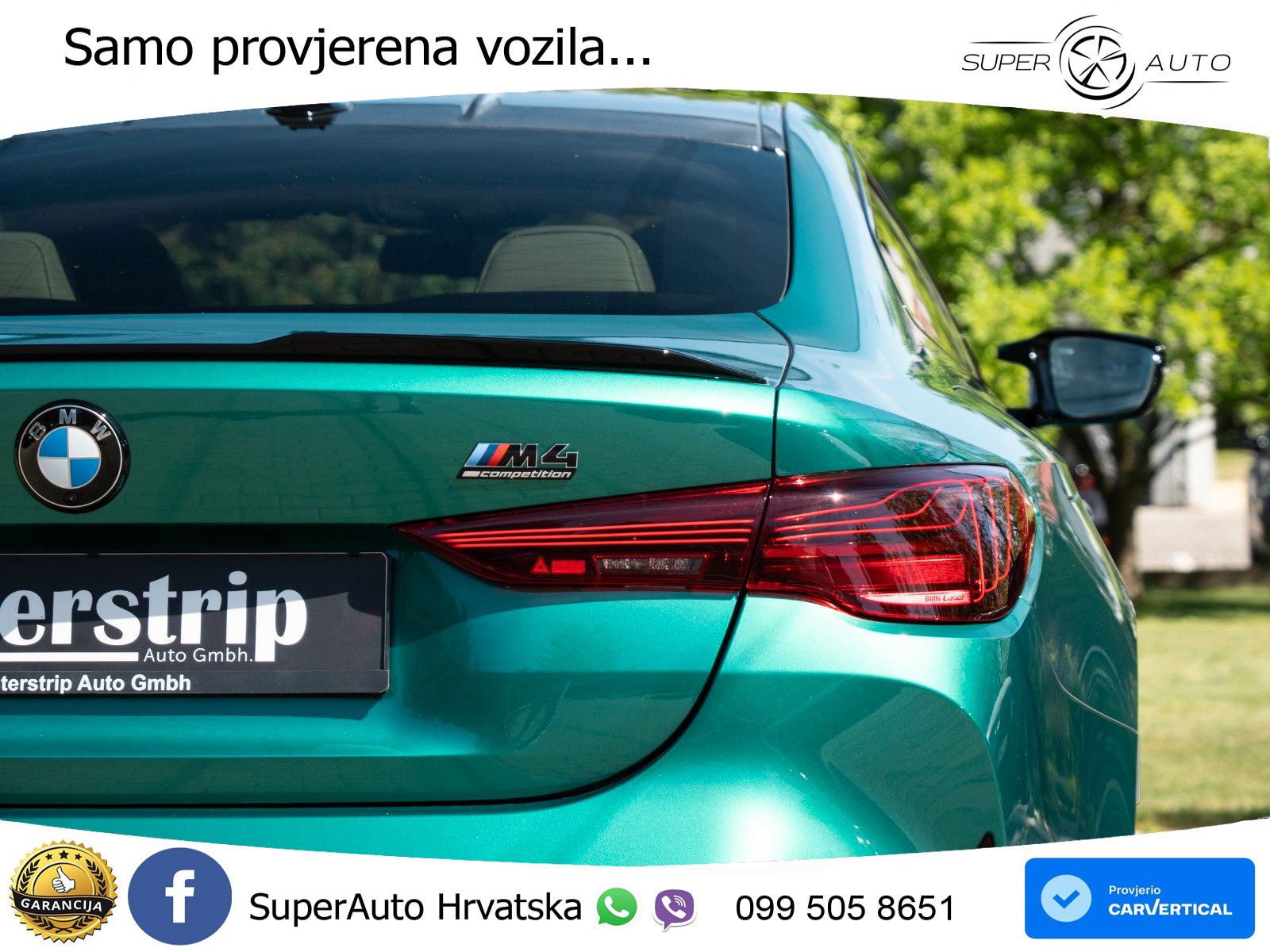 BMW M4 Competition 3.0 (530 KS) xDrive Steptronic LED+GR SJED+ACC
