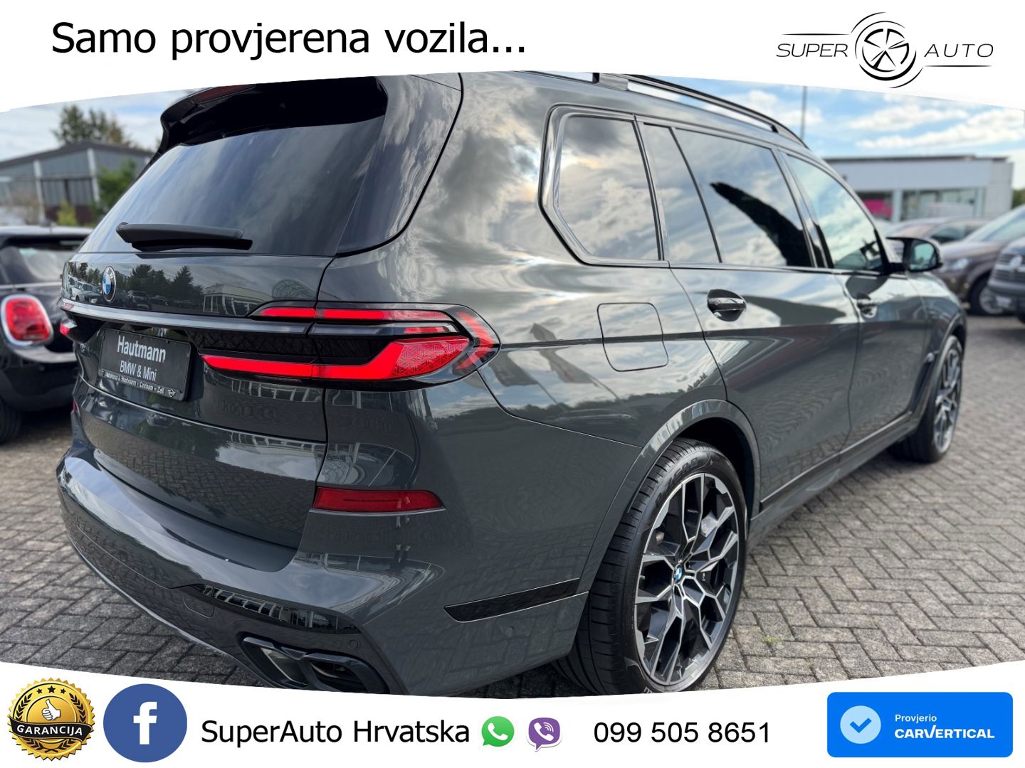 BMW X7 M60i (530 KS) xDrive Steptronic M Sport ZRAČNI+ACC+GR SJED+KAM+PANO