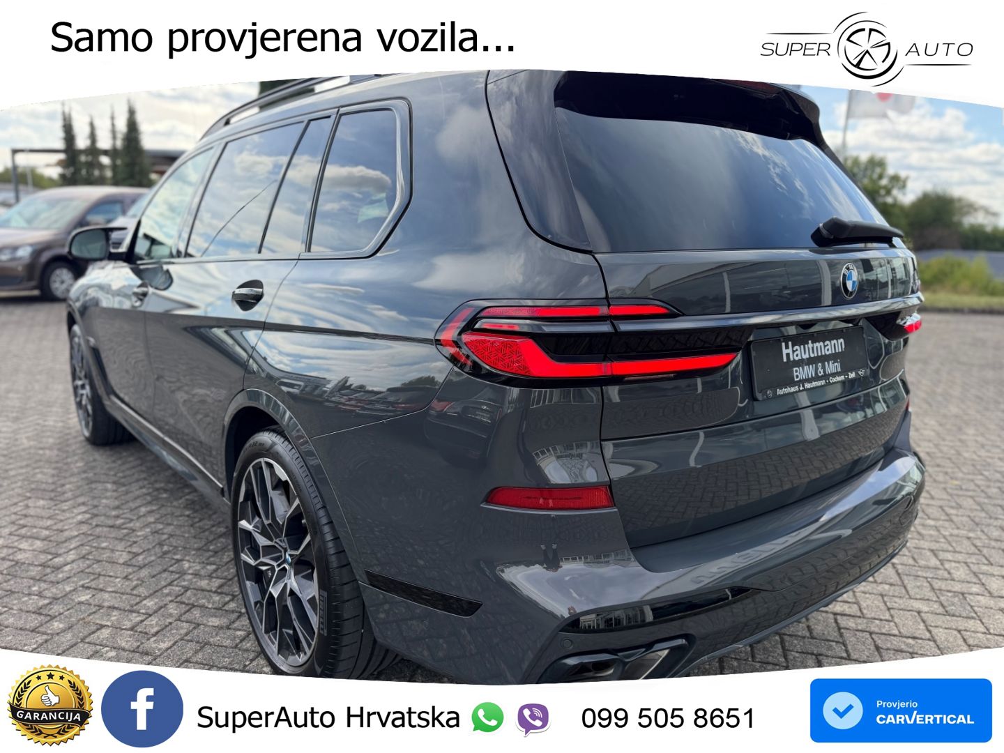 BMW X7 M60i (530 KS) xDrive Steptronic M Sport ZRAČNI+ACC+GR SJED+KAM+PANO