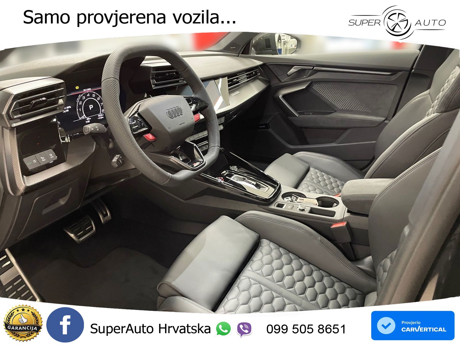 Audi RS3 Sedan 2.5 TFSI (400 KS) quattro S tronic LED+GR SJED+ACC