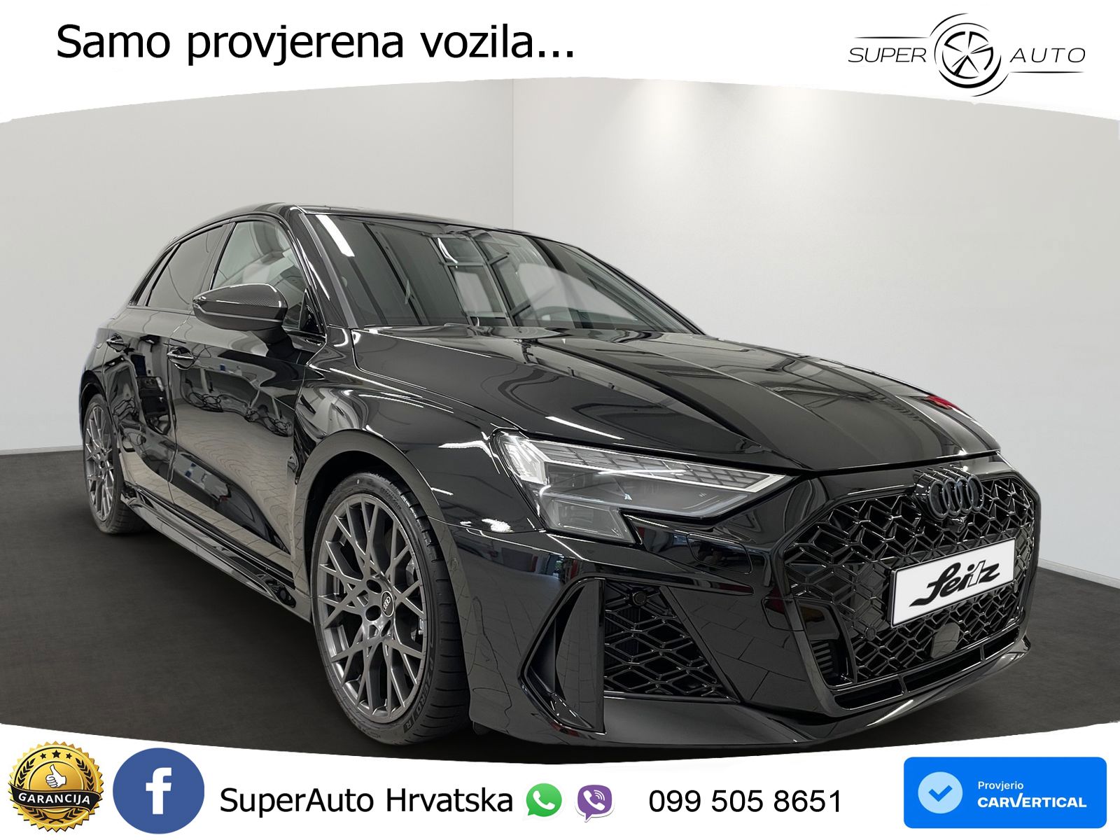 Audi RS3 Sedan 2.5 TFSI (400 KS) quattro S tronic LED+GR SJED+ACC