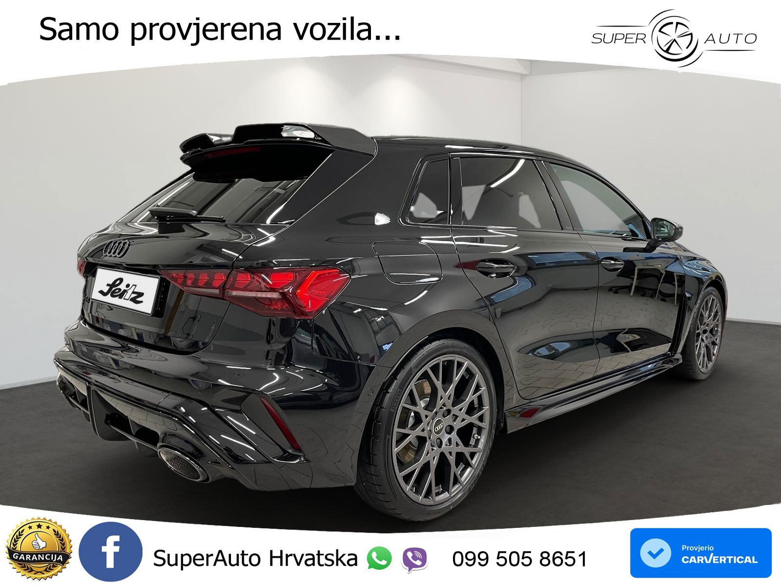 Audi RS3 Sedan 2.5 TFSI (400 KS) quattro S tronic LED+GR SJED+ACC
