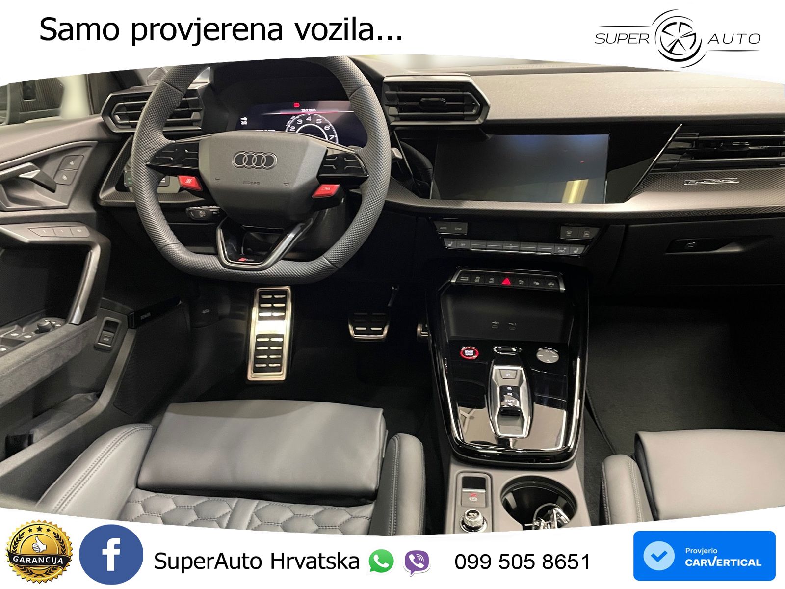 Audi RS3 Sedan 2.5 TFSI (400 KS) quattro S tronic LED+GR SJED+ACC