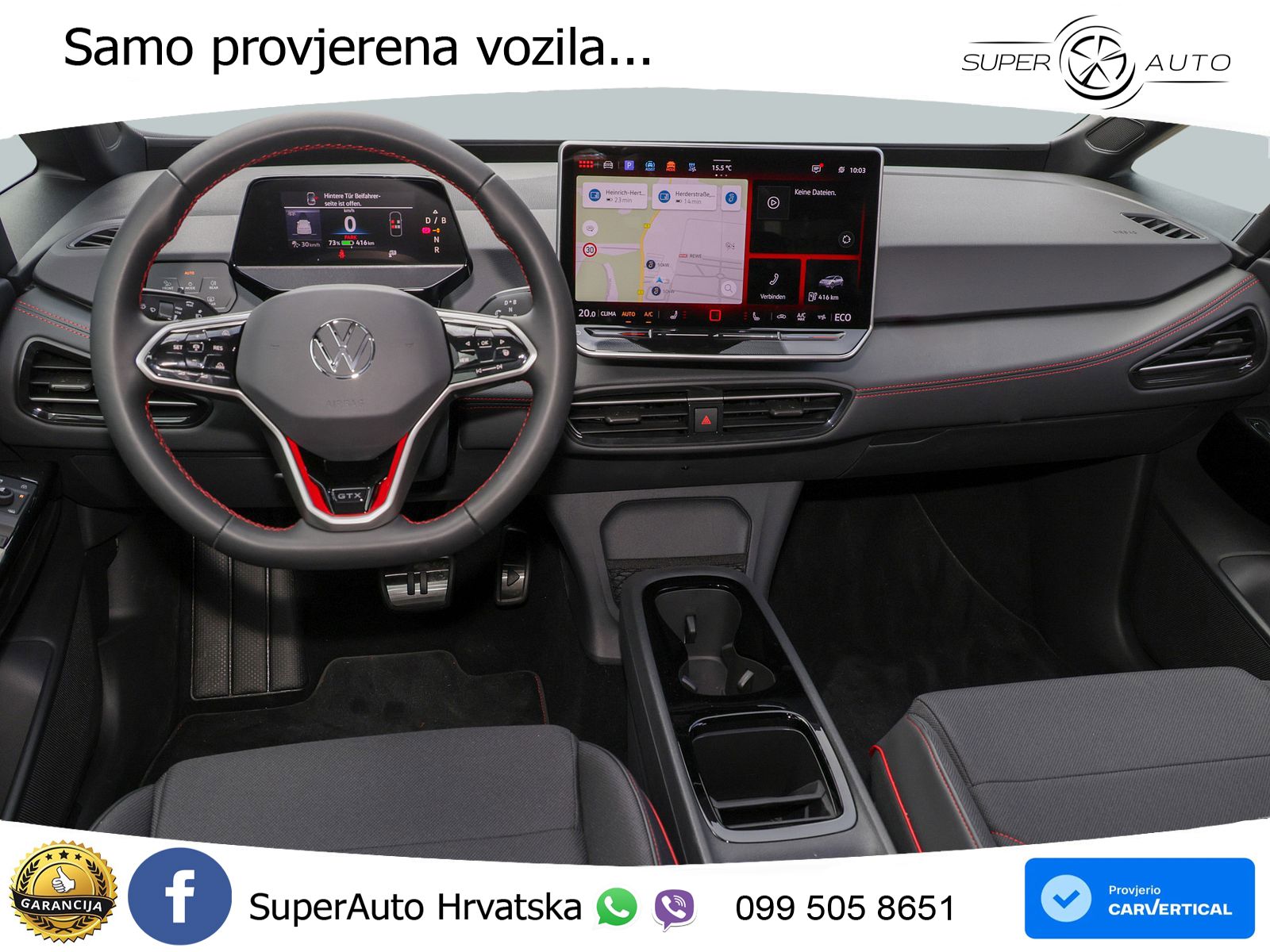 Volkswagen ID.3 GTX 84 kWh (286 KS) LED+GR SJED+ACC