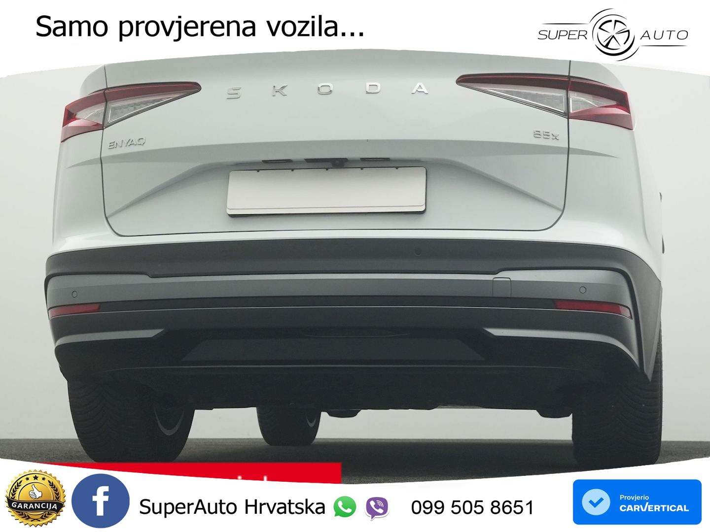 Škoda Enyaq iV 85x 82 kWh (286 KS) AWD