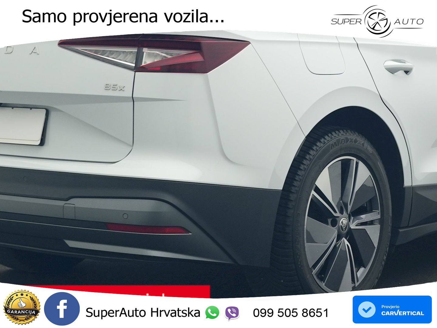 Škoda Enyaq iV 85x 82 kWh (286 KS) AWD