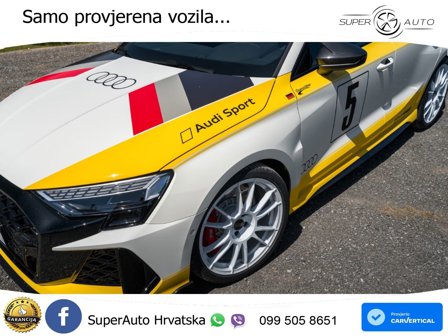 Audi RS3 HERITAGE EDITIONSportback 2.5 TFSI (400 KS) quattro S tronic LED+GR SJED+ACC