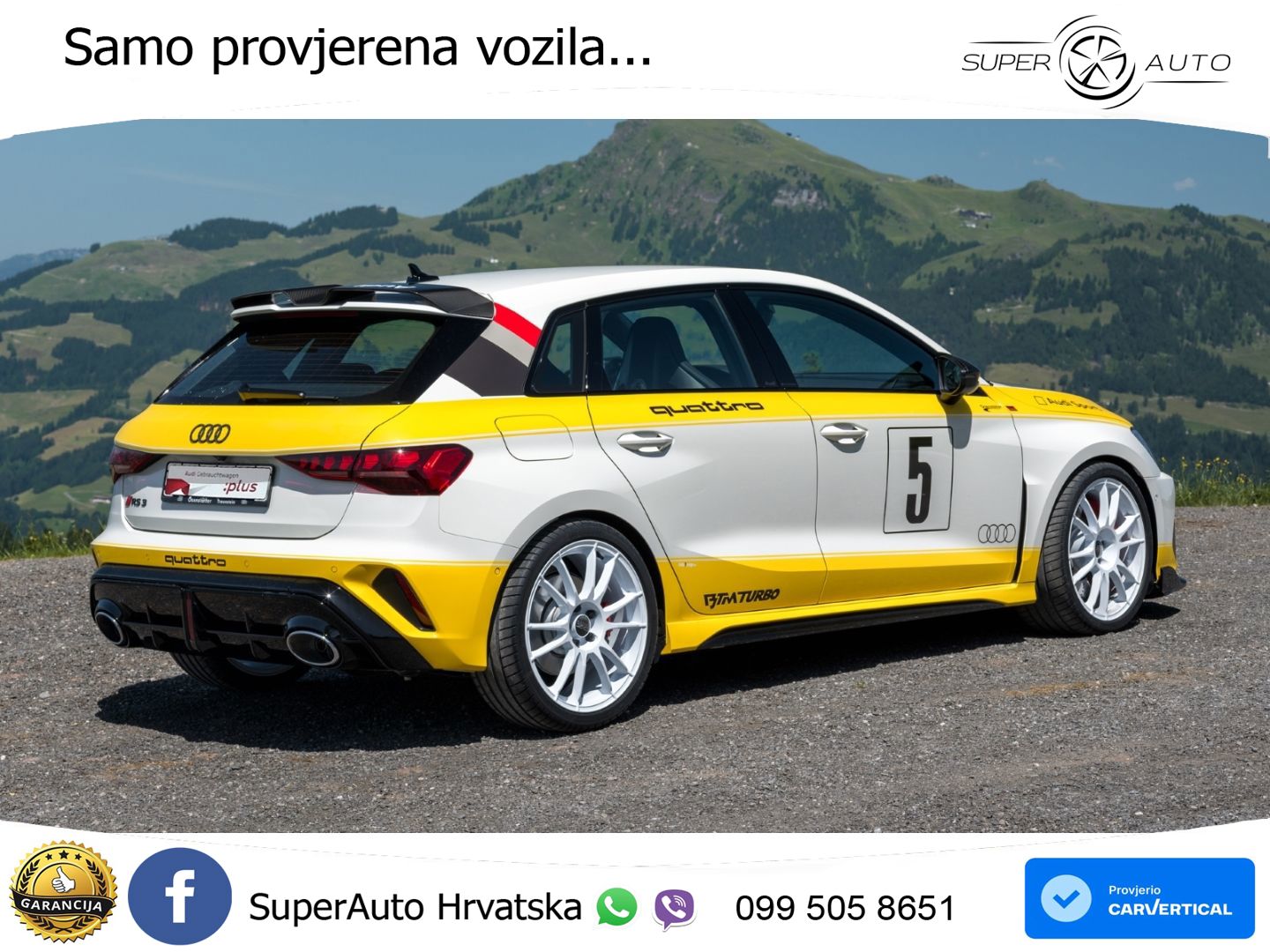 Audi RS3 HERITAGE EDITIONSportback 2.5 TFSI (400 KS) quattro S tronic LED+GR SJED+ACC