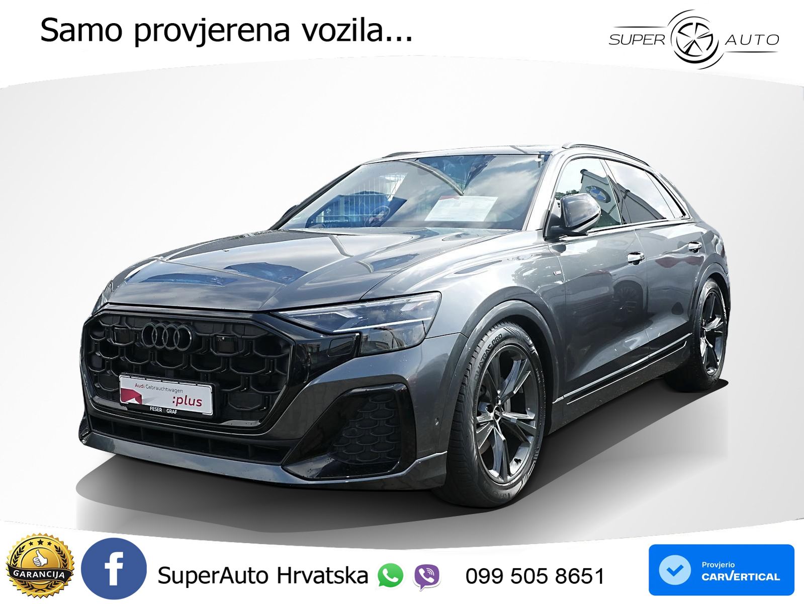 Audi Q8 50 TDI V6 (286 KS) quattro Tiptronic 2x S line