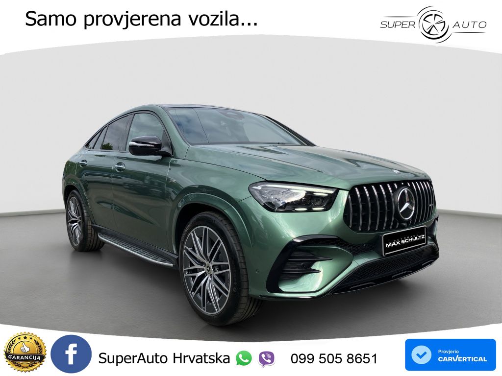 Mercedes AMG GLE Coupe 53 (435 KS) EQ Boost 4MATIC+ AMG SPEEDSHIFT TCT 9G LED+GR SJED+ACC