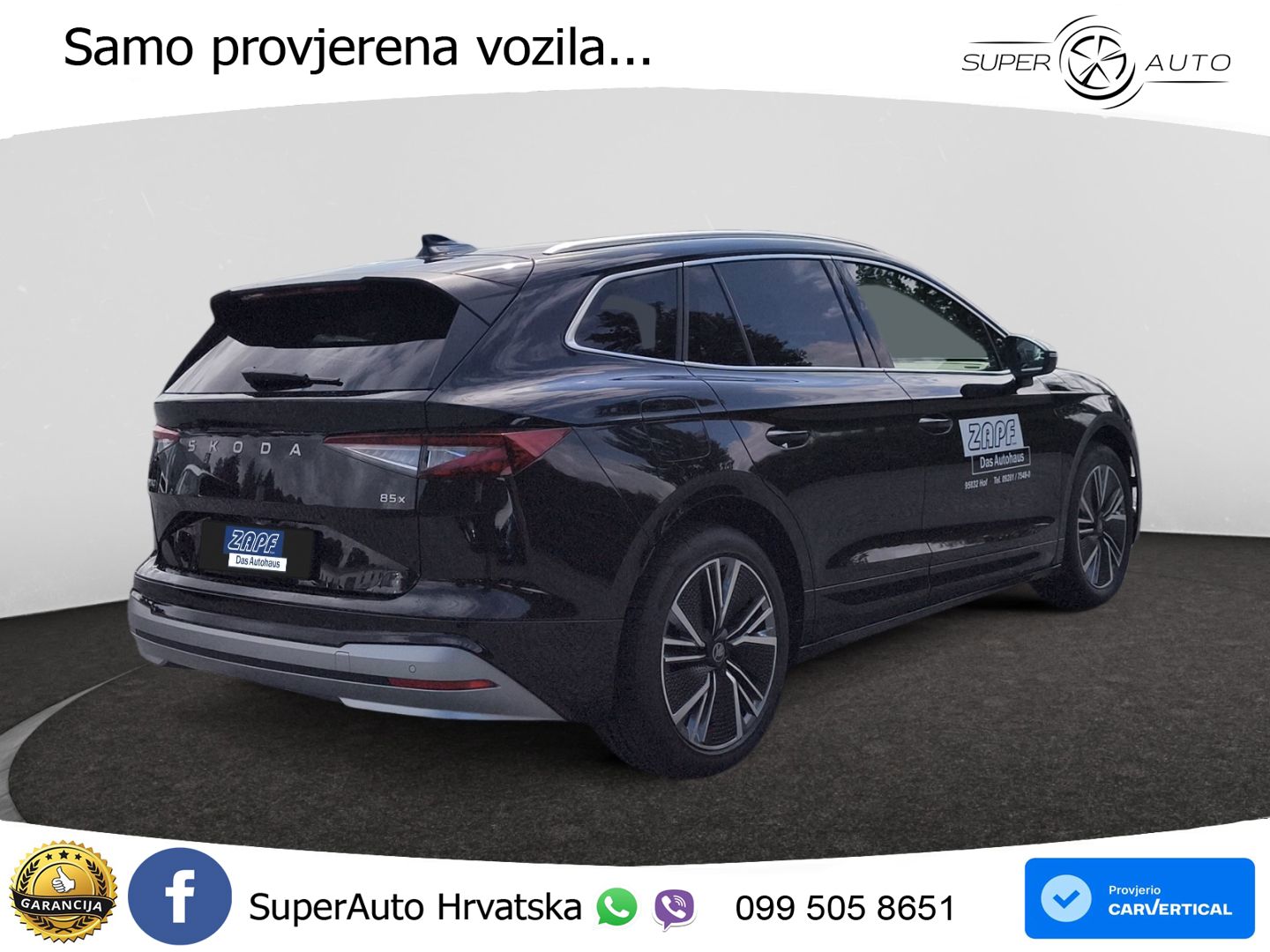 Škoda Enyaq 85x 82 kWh (286 KS) AWD