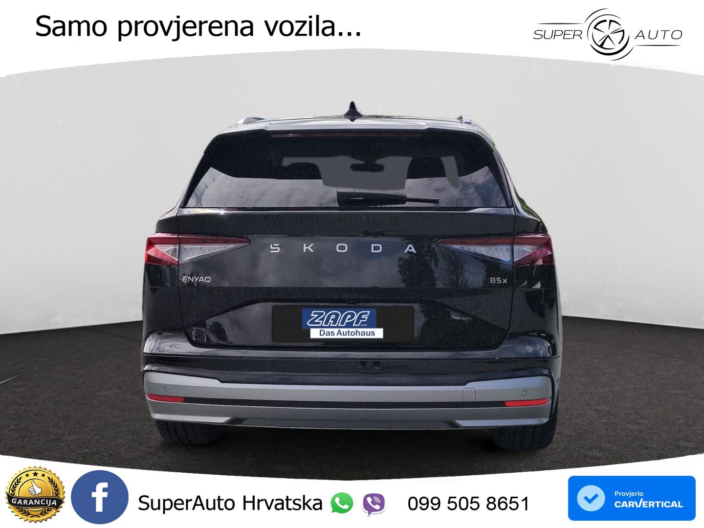 Škoda Enyaq 85x 82 kWh (286 KS) AWD