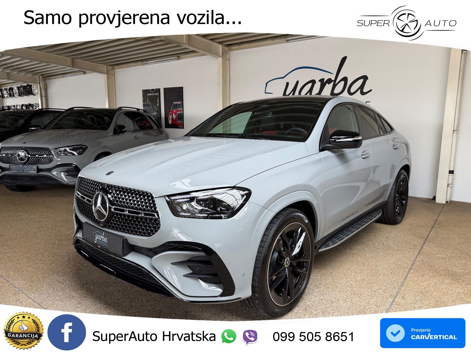 Mercedes GLE Coupe 300d (269 ks) EQ Boost 4MATIC 9G-TRONIC AMG LED+GR SJED+ACC