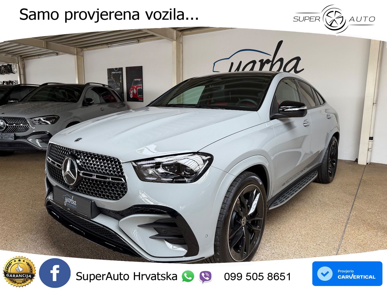Mercedes GLE Coupe 300d (269 ks) EQ Boost 4MATIC 9G-TRONIC AMG LED+GR SJED+ACC