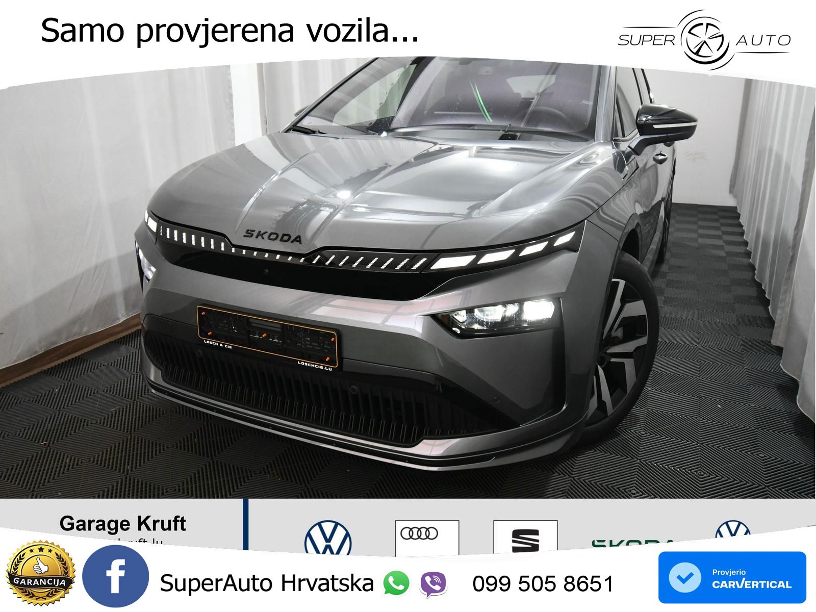 Škoda Enyaq Coupe 85x 82 kWh (299 KS) AWD SportLine LED+GR SJED+ACC
