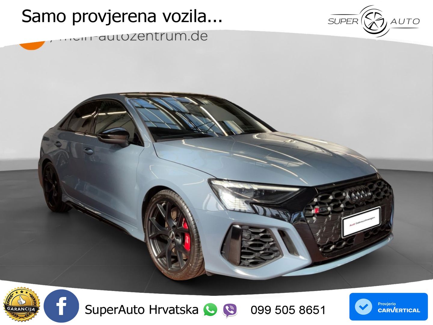 Audi RS3 Sedan 2.5 TFSI (400 KS) quattro S tronic LED+GR SJED+ACC