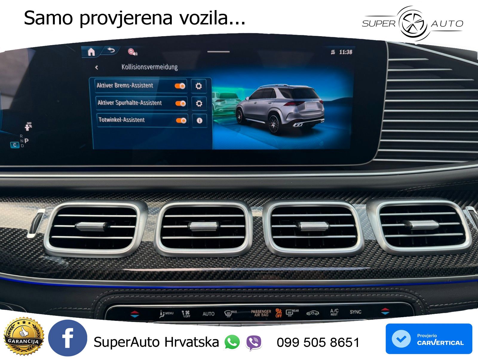 Mercedes AMG GLE 63 S V8 (612 KS) EQ Boost 4MATIC+ AMG SPEEDSHIFT TCT 9G LED+GR SJED+ACC