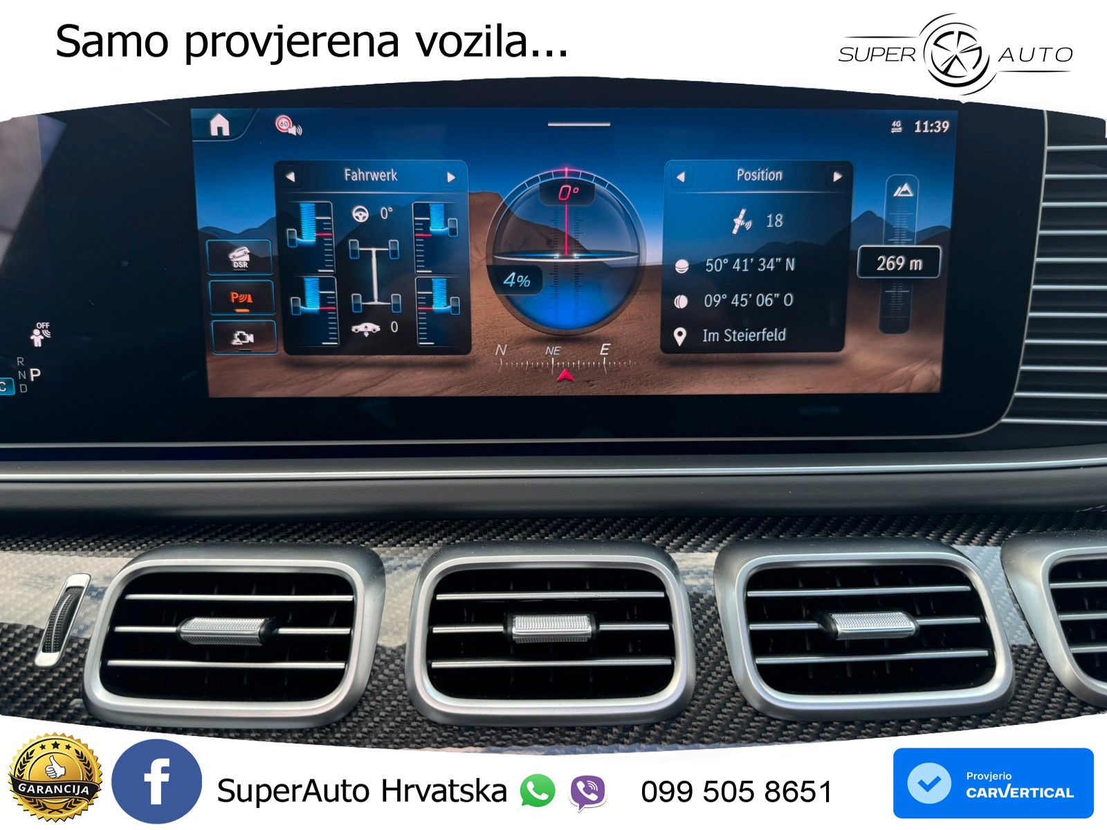 Mercedes AMG GLE 63 S V8 (612 KS) EQ Boost 4MATIC+ AMG SPEEDSHIFT TCT 9G LED+GR SJED+ACC